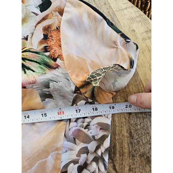 Ted Baker London Floral Blouse Women's Size M Bohemian City - Picture 9 of 9